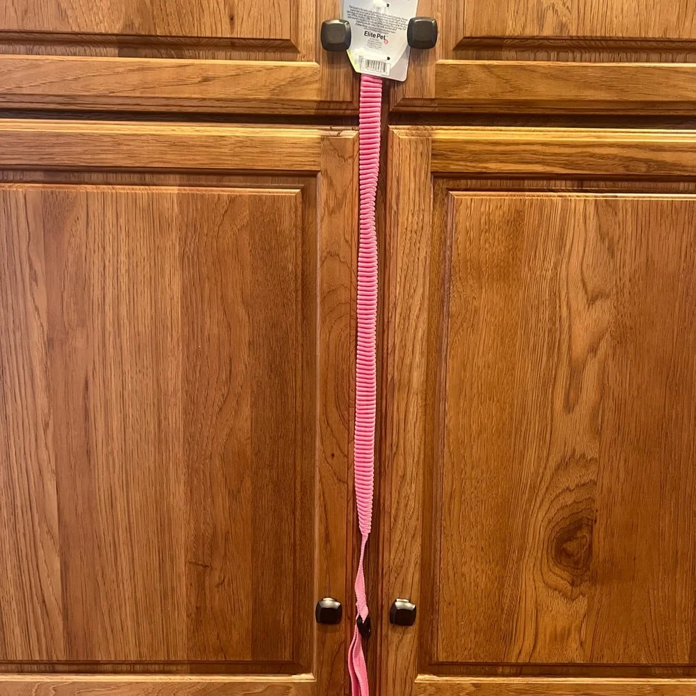 Elite Pet & Co. Bungee Sports Leash Pink Unisex Dog Accessory Outdoor Walking